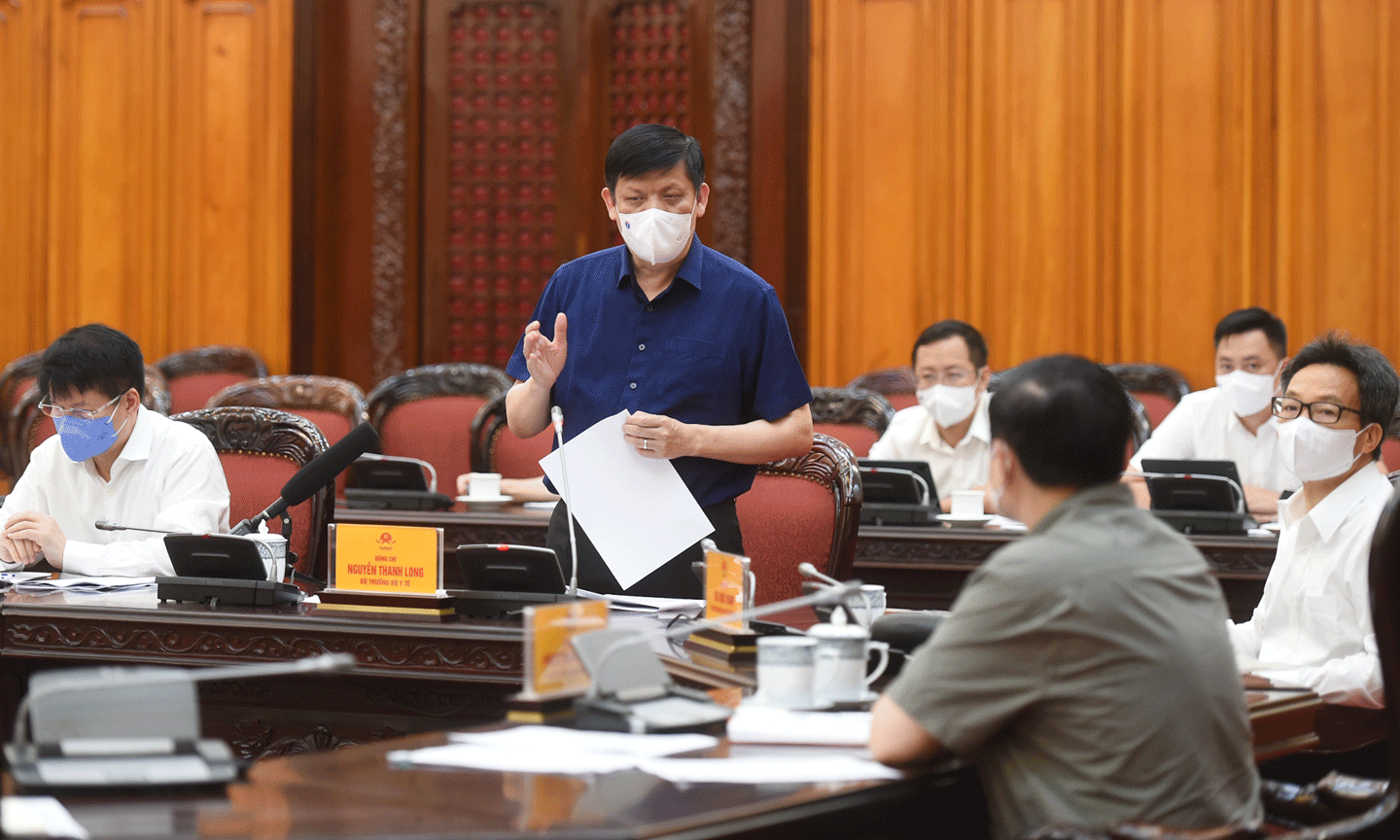 Bộ trưởng Bộ Y tế Nguyễn Thanh Long. Ảnh VGP