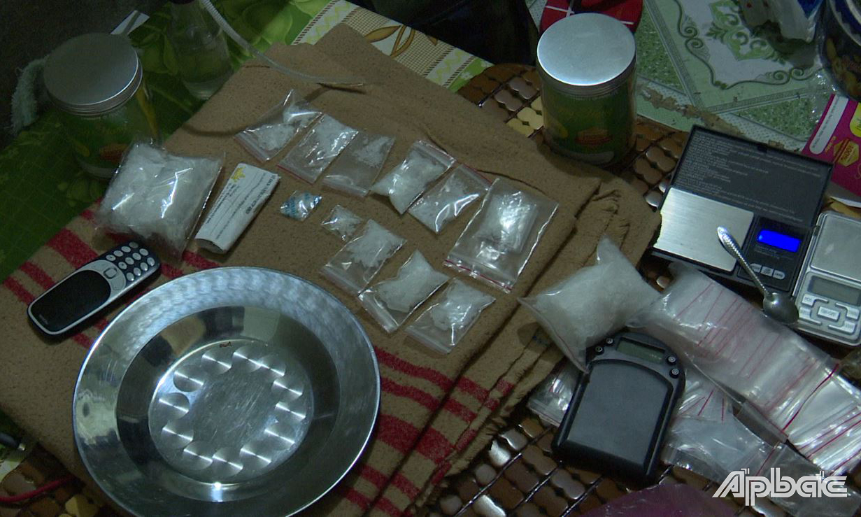 Tang vật thu giữ tại hiện trường.