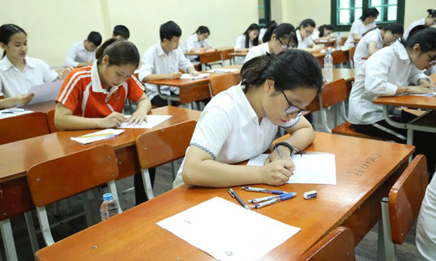 Hiện nhiều học sinh khối lớp 12 khá lo lắng. Ảnh: QUANG PHÚC