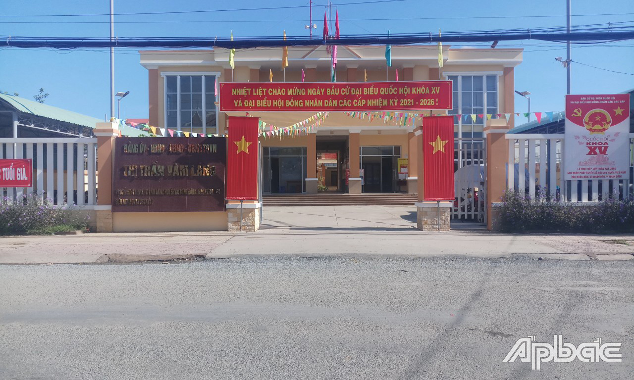 TT. Vàm Láng đã sẵn sàng cho ngày bầu cử.