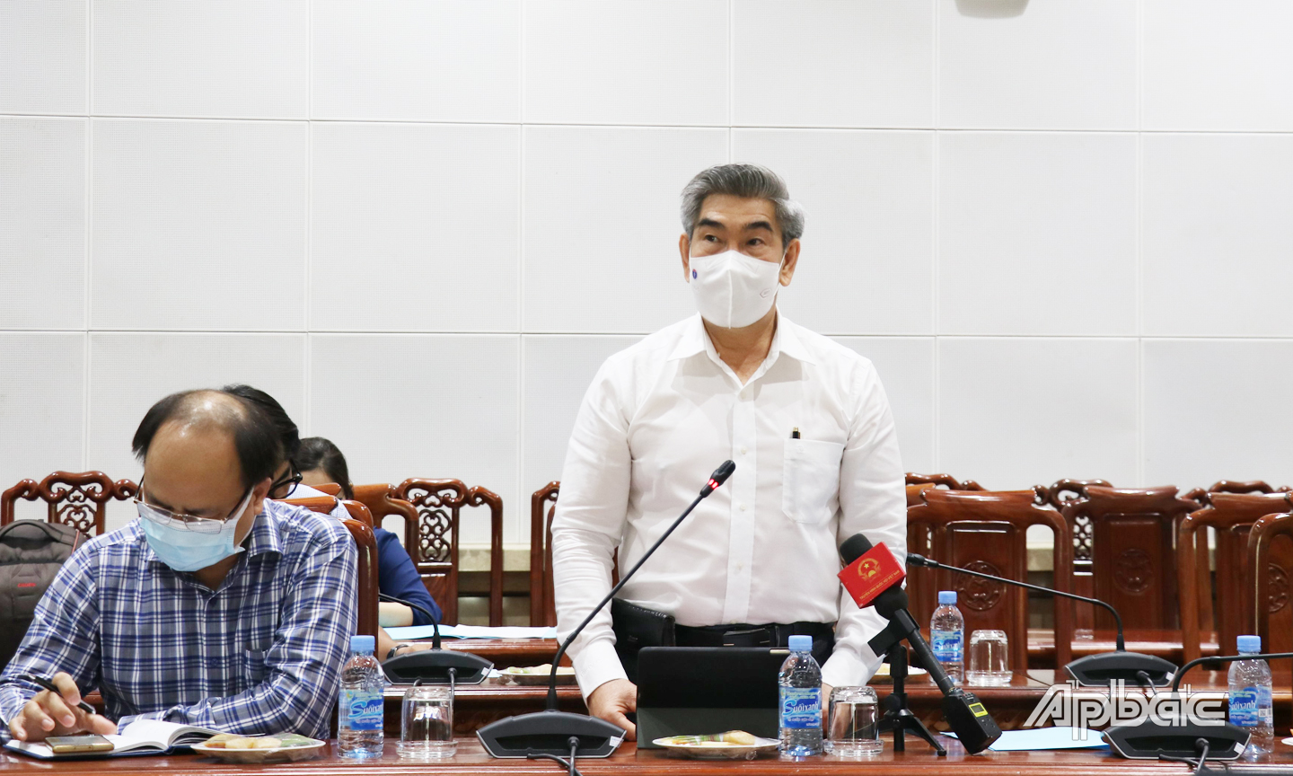 BSCKII Trần Thanh Thảo, Giám đốc Sở Y tế  Tiền Giang khẳng định các phương án phòng chống dịch, đảm bảo an toàn cho ngày bầu cử đã sẵn sàng