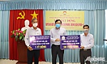 Tiền Giang: Tiếp nhận kinh phí ủng hộ phòng, chống dịch Covid-19