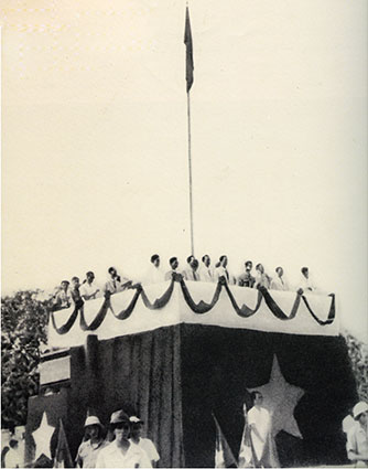 Bác Hồ đọc Tuyên ngôn độc lập ngày 2-9-1945.