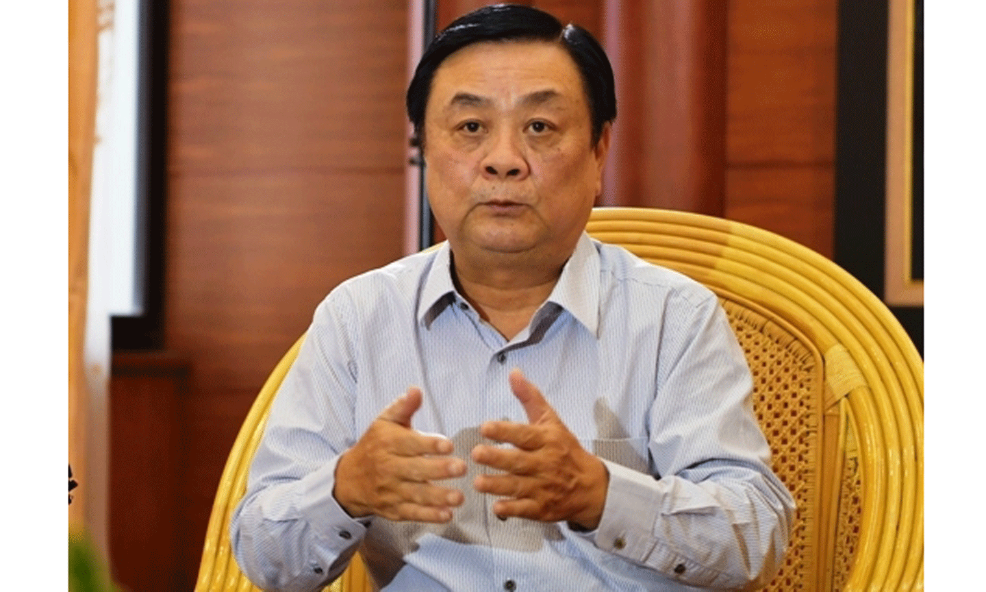 Bộ trưởng Bộ NN&PTNT Lê Minh Hoan (Ảnh: Giang Văn)