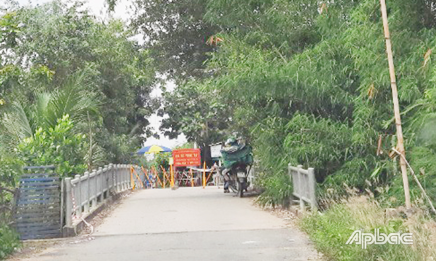 Xã Mỹ Hạnh Đông đã được phong tỏa để truy vết, dập dịch