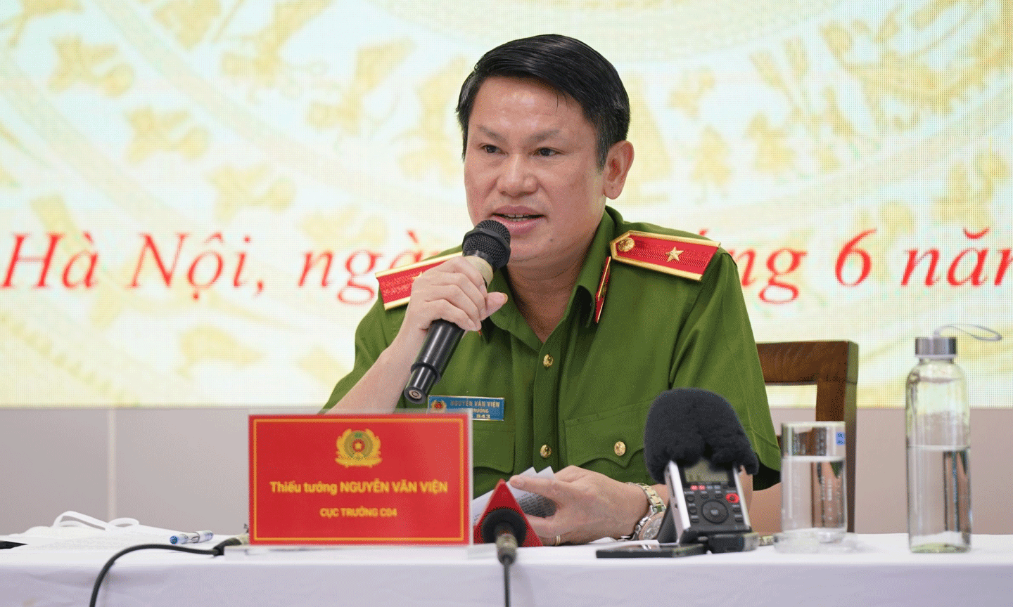 Thiếu tướng Nguyễn Văn Viện, Cục trưởng Cục Cảnh sát điều tra tội phạm về ma túy (Bộ Công an) - Ảnh: VGP