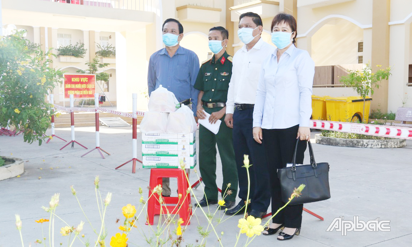 Tại khu cách ly Tiểu đoàn Ấp Bắc