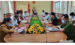 Chủ tịch Ủy ban MTTQ tỉnh Tiền Giang kiểm tra công tác phòng, chống dịch Covid-19 tại huyện Chợ Gạo