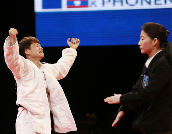 Võ sĩ Nguyễn Thị Thanh Thuỷ sẵn sàng cho Olympic Tokyo 2020. Ảnh: P.NGUYỄN