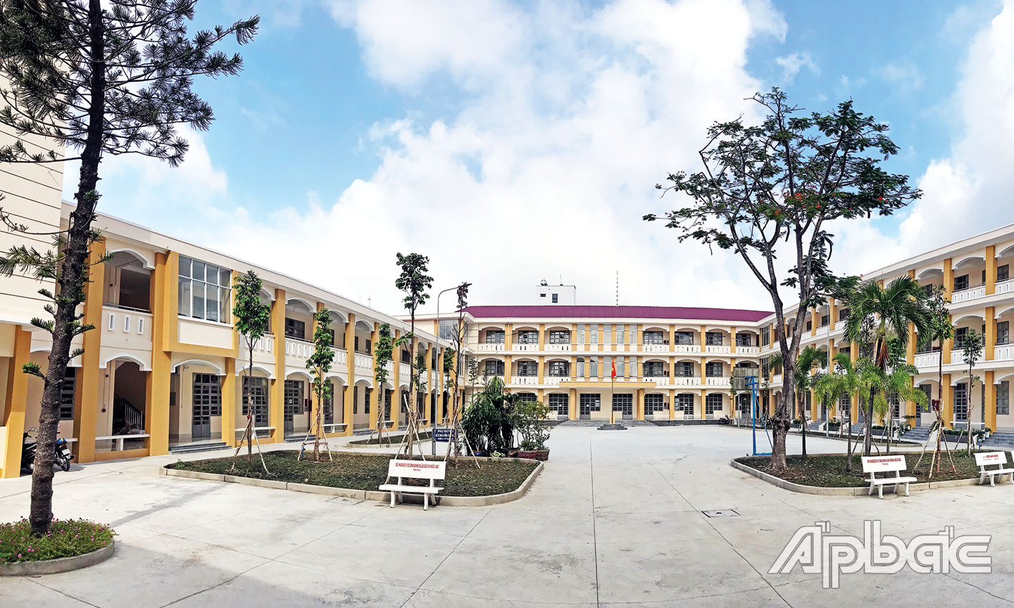 Trường Tiểu học Nguyễn Trãi được xây dựng điểm trường mới khang trang.