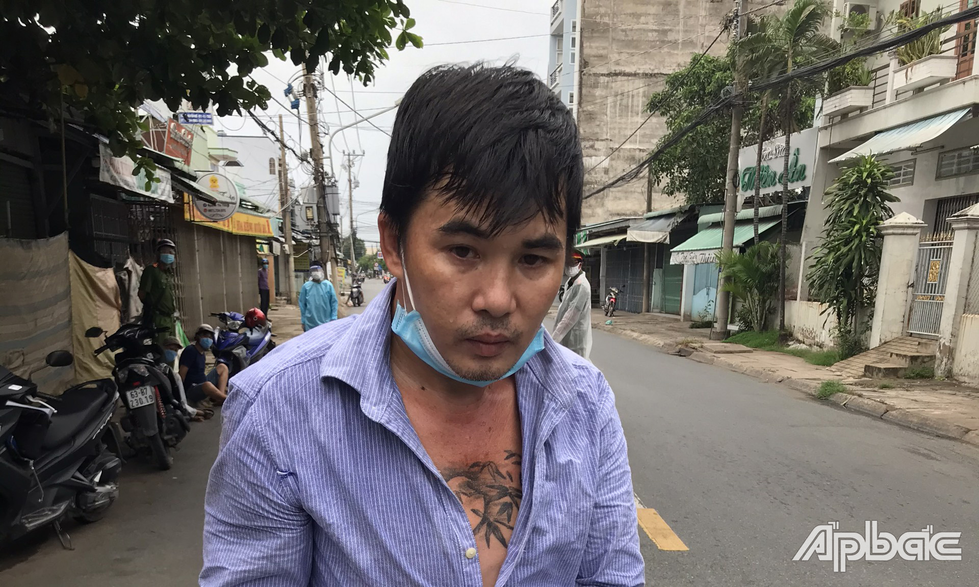 Nam bị lực lượng Công an bắt giữ.
