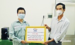 Công ty Cổ phần Xây lắp điện I ủng hộ CDC Tiền Giang 100 triệu đồng