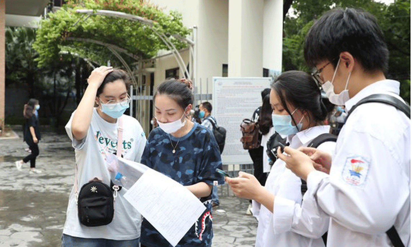 Thí sinh dự thi tốt nghiệp THPT 2021. Ảnh: QUANG PHÚC