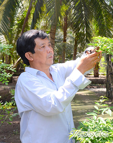 Chân dung anh Nguyễn Văn Mưa - Ảnh: VĂN THẢO