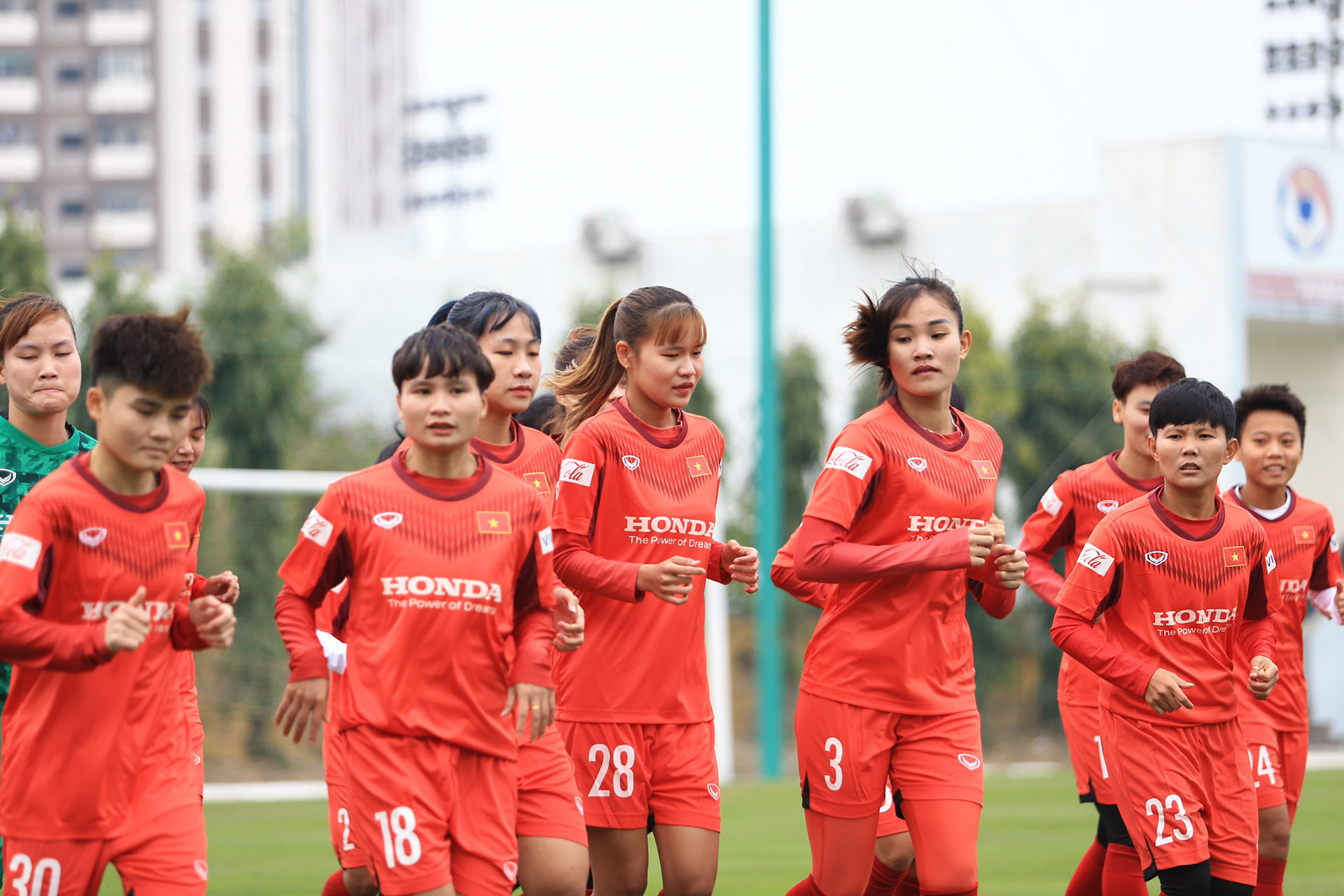 ĐT nữ Việt Nam tham dự Vòng loại Asian Cup nữ 2022 trong tháng 9 tới đây. (Ảnh: VFF)
