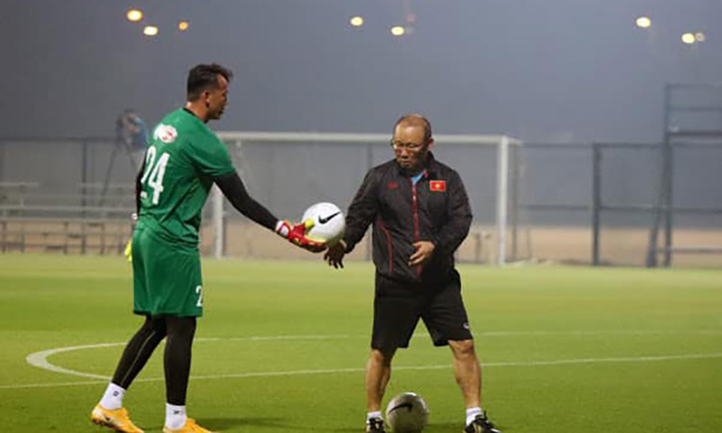 Tấn Trường với màn trình diễn tốt của mình ở Vòng loại thứ 2 World Cup 2022 đã nhận được sự tin tưởng của HLV Park Hang-seo. Ảnh: Vietnamnet.vn