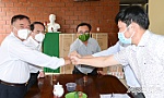 Lãnh đạo tỉnh Tiền Giang thăm, động viên các lực lượng làm nhiệm vụ tại Bệnh viện Dã chiến số 7
