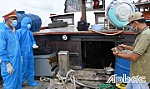 Những ngày giãn cách trên ngã ba sông Vàm Cỏ