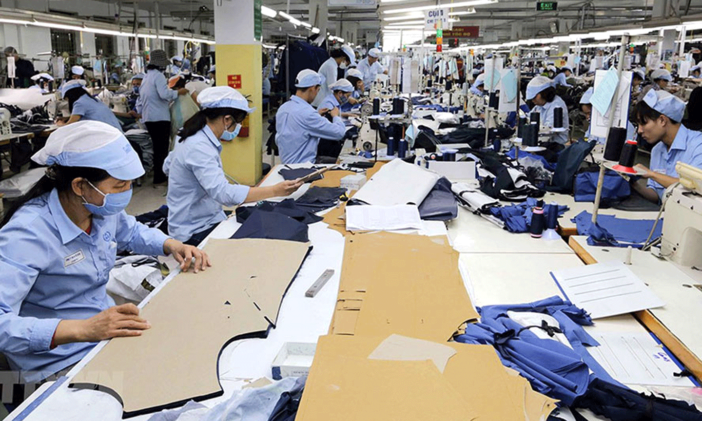 Xuất khẩu hàng dệt may 8 tháng năm 2021 đạt 21,2 tỷ USD, tăng 9,7% so với cùng kỳ. Ảnh minh họa.
