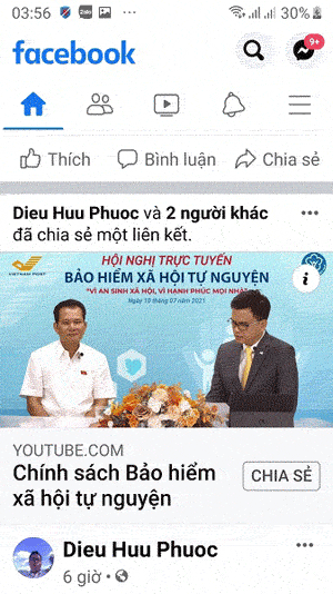 Trao đổi với Phó Chủ nhiệm Thường trực Ủy ban Về các vấn đề xã hội của Quốc hội Bùi Sỹ Lợi tại Hội nghị trực tuyến trên Facebook cá nhân của viên chức BHXH huyện. 
