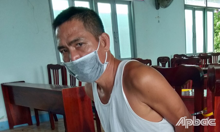 Bị cáo Vũ.