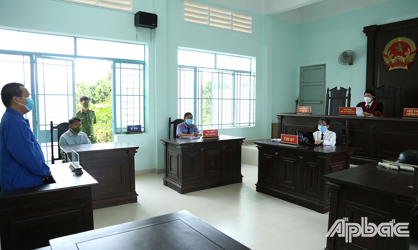 Bị cáo tại Hội đồng xét xử.