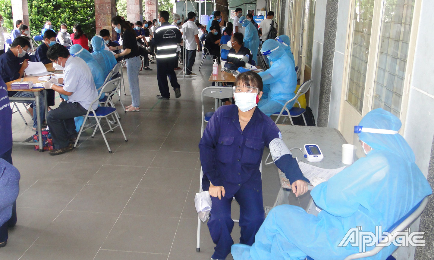 Tiền Giang đang đẩy nhanh tốc độ tiêm cho người dân nguồn vắc xin Covid-19 được phân bổ.