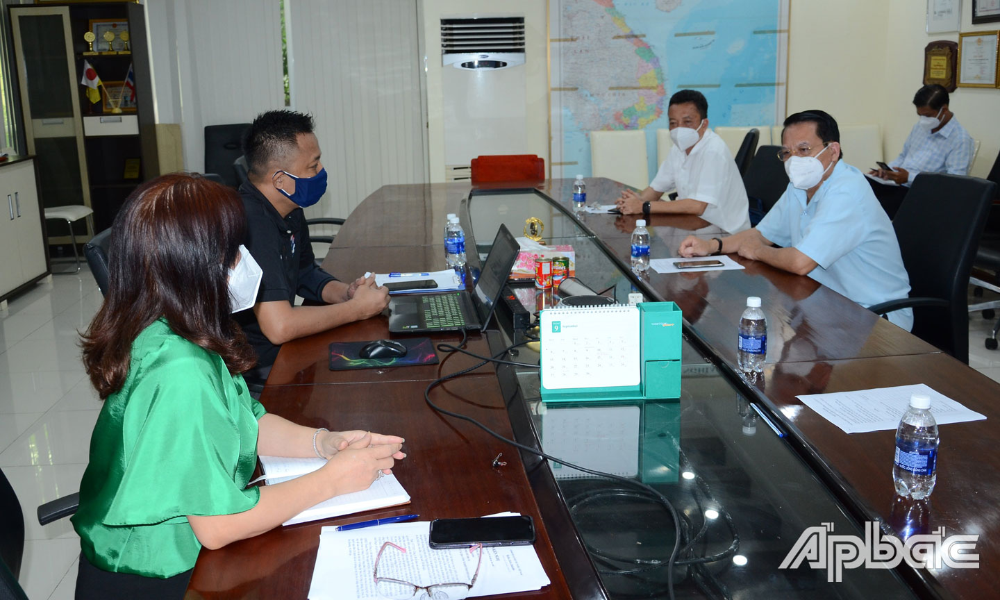 Lãnh đạo tỉnh Tiền Giang kiểm tra công tác chuẩn bị khôi phục hoạt động sản xuất, kinh doanh theo phương châm “3 tại chỗ” tại các doanh nghiệp ở khu công nghiệp Mỹ Tho.
