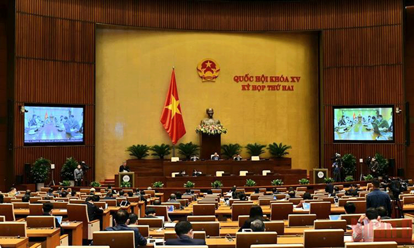 Quang cảnh phiên làm việc chiều 23/10. Ảnh: LINH NGUYÊN 