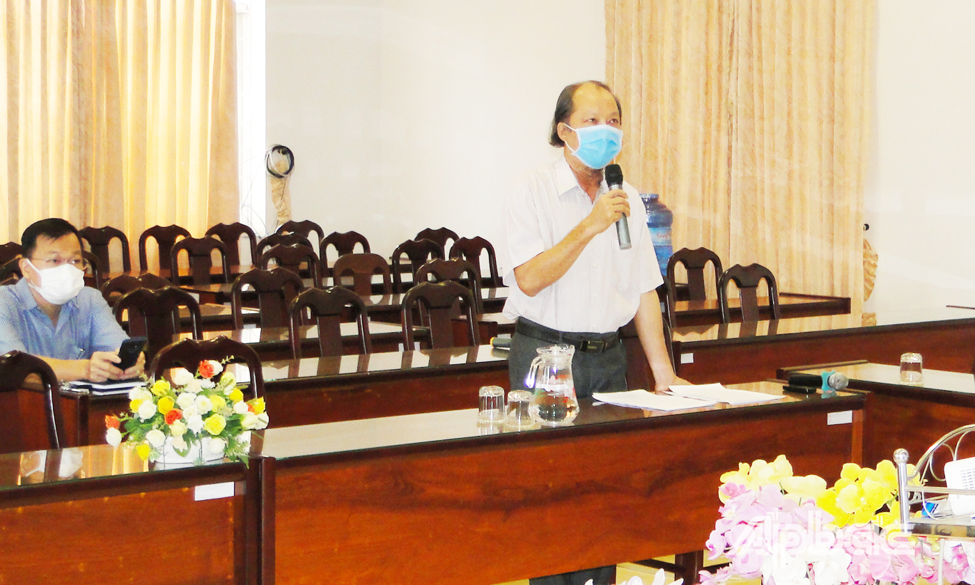 Thạc sĩ Võ Thanh Bình tập huấn cho học viên