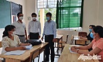 Ngày 8-11, học sinh khối 9 và 12 huyện Tân Phú Đông đi học trở lại: Tuyệt đối không lơ là, chủ quan