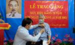 Trao tặng Huy hiệu 75 tuổi Đảng cho đồng chí Lê Quang Đồng