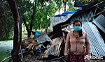 Dông lốc gây thiệt hại nhiều nhà ở, vườn cây của người dân