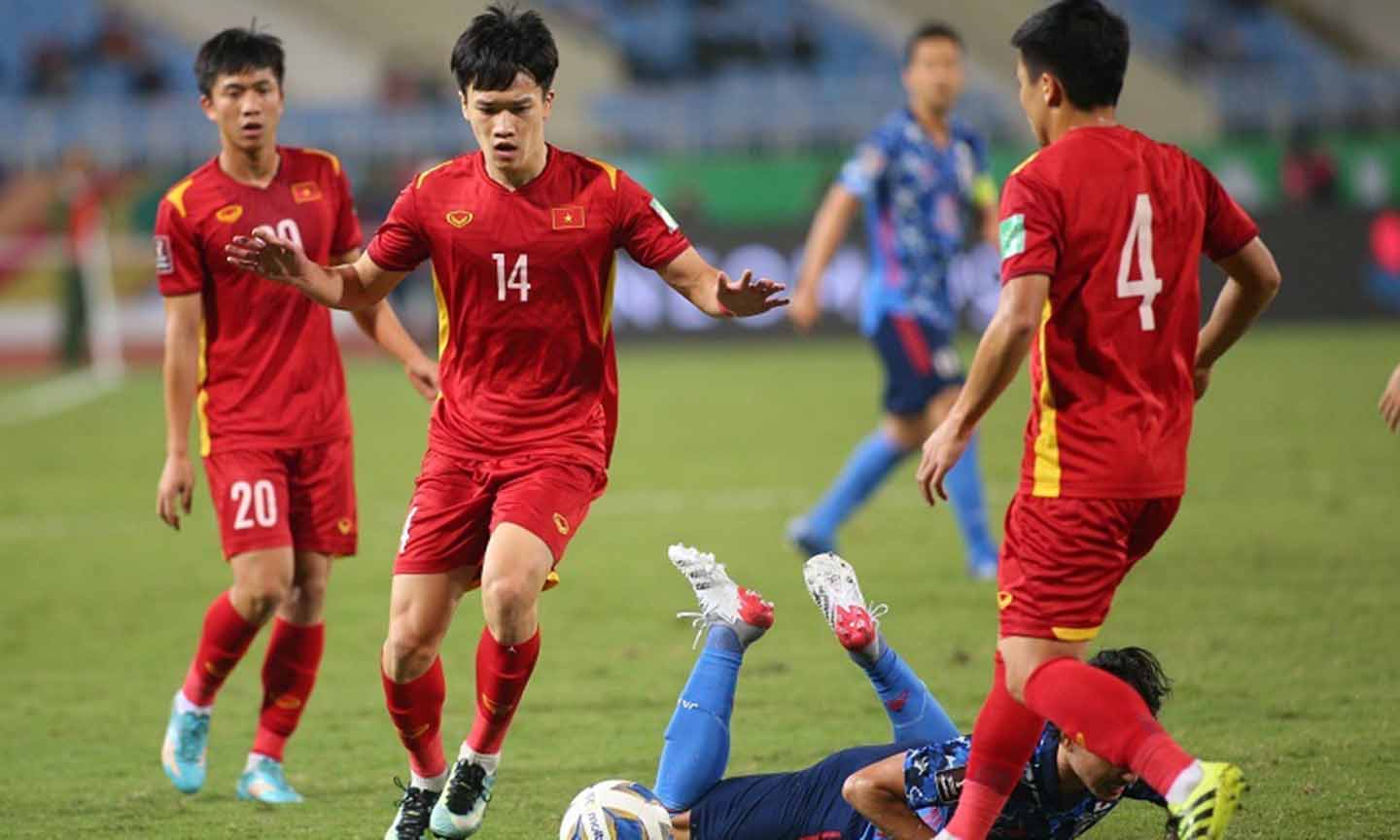 Dù thua nhưng các cầu thủ Việt Nam đã phần nào tự tin trở lại. Ảnh: Vietnamnet.vn