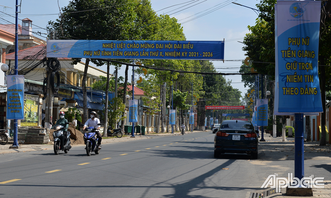 Sẳn sàng cho ngày hội lớn của phụ nữ tỉnh Tiền Giang.