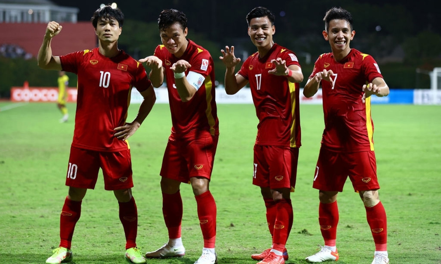 Các cầu thủ Việt Nam đã khắc chế thành công lối chơi của Malaysia. Ảnh: Vietnamnet.vn