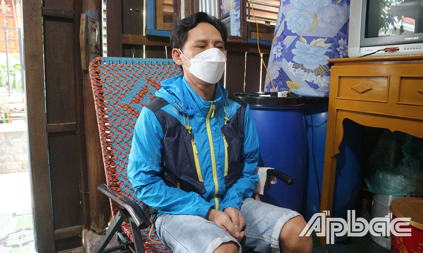 Anh Thành tha thiết mong được hỗ trợ để vào Trung tâm Công tác xã hội Tiền Giang sinh sống  và học nghề.