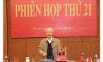 Kết luận của Tổng Bí thư Nguyễn Phú Trọng tại Phiên họp thứ 21 của Ban Chỉ đạo Trung ương về phòng, chống tham nhũng, tiêu cực
