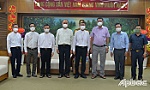 Giáo phận Mỹ Tho chúc tết các đơn vị