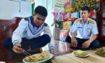 Những hình ảnh Tết đến với người lính trên nhà giàn DK1