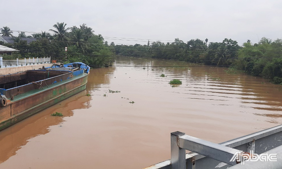 Công ngăn mặn Phú Phong sẽ được triển khai thi công.