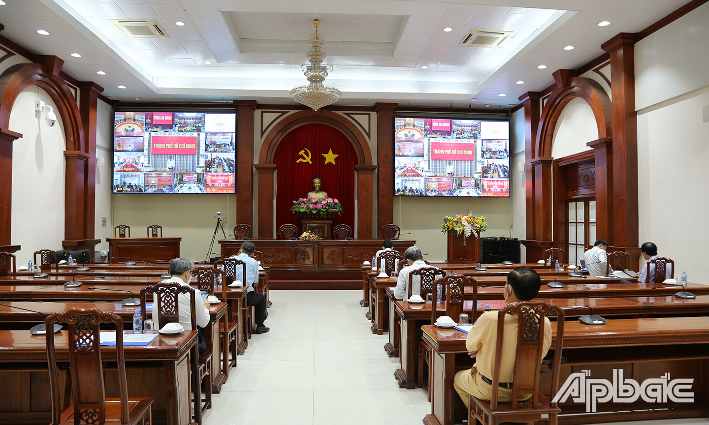 Điểm cầu tại Tiền Giang.