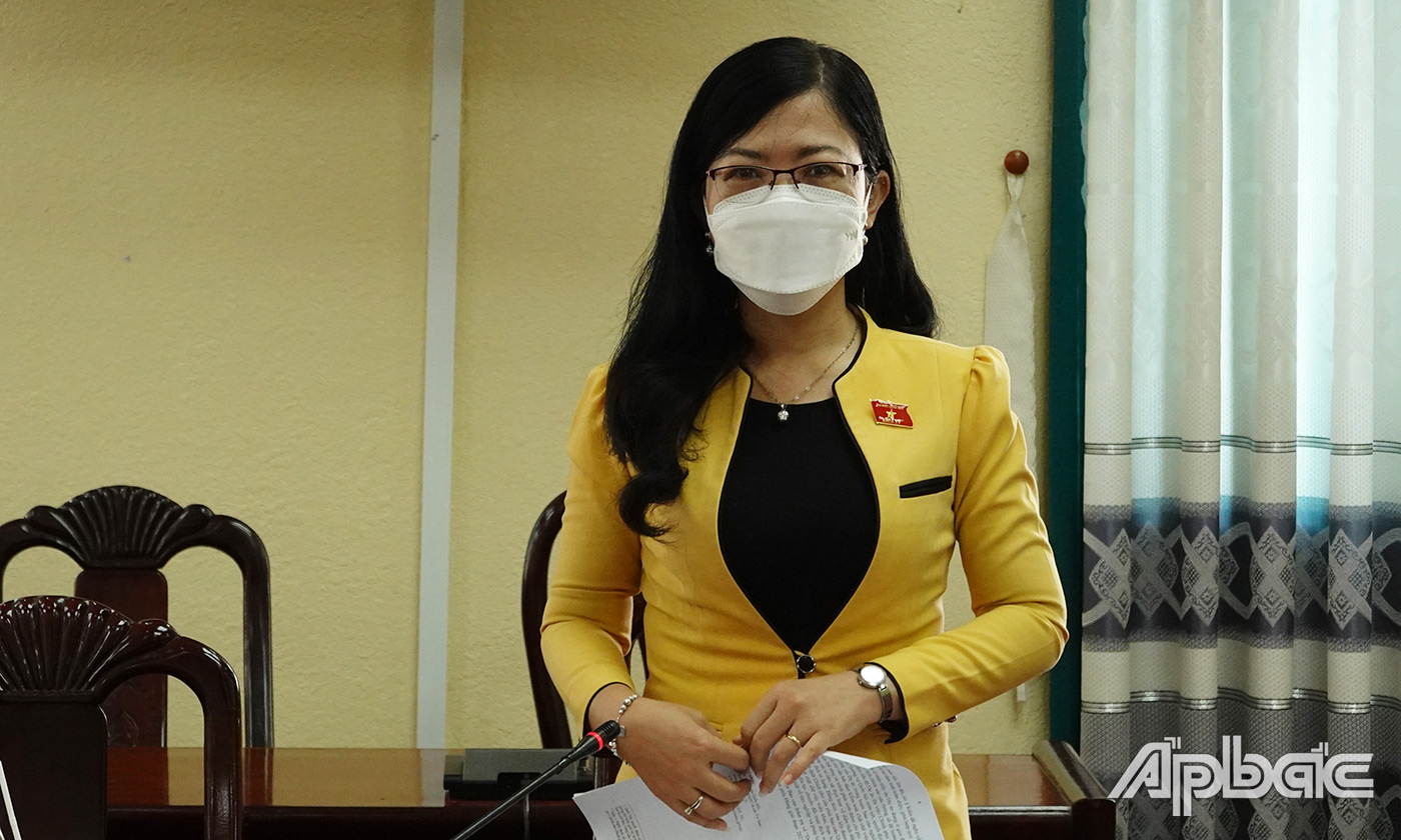 Đại biểu Nguyễn Kim tuyến phát biểu đối với dự thảo Nghị quyết thí điểm một số cơ chế, chính sách đặc thù phát triển TP.Cần Thơ