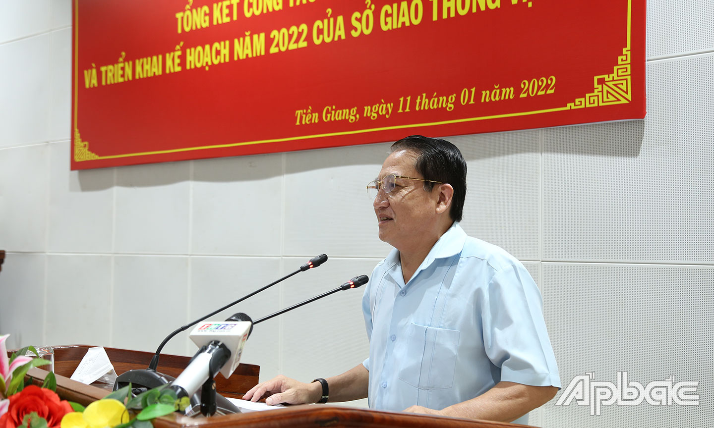 Đồng chí Phạm Văn Trọng chỉ đạo tại hội nghị.