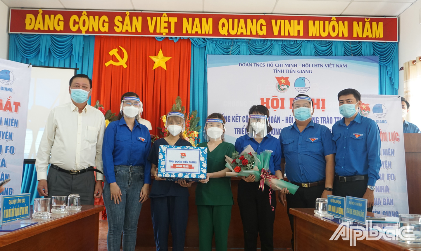 Tỉnh Đoàn ra mắt Đội Thanh niên tình nguyện điều trị F0 tại nhà trên địa bàn tỉnh Tiền Giang