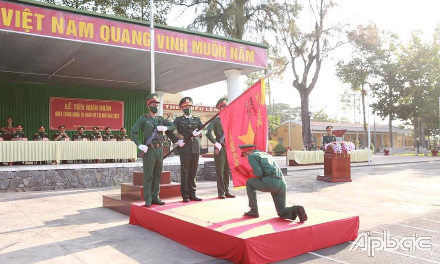 Một số hình ảnh hoạt lễ tiễn quân nhân hoàn thành nghĩa vụ quân sự tại ngũ năm 2022 tại Sư đoàn 8.