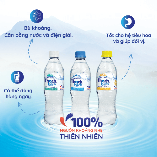 Nước khoáng Thạch Bích có chứa các vi khoáng nhẹ, không những mang đến vị ngon từ thiên nhiên mà còn có nhiều lợi ích về sức khỏe.