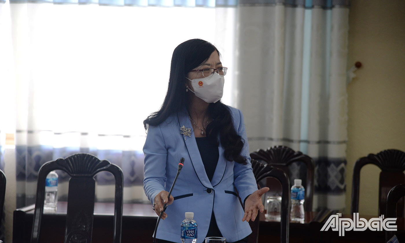 Các ĐBQH tỉnh Tiền Giang góp ý tại hội nghị