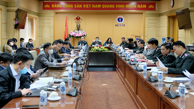 Công bố quyết định thanh tra tại Bộ Y tế.