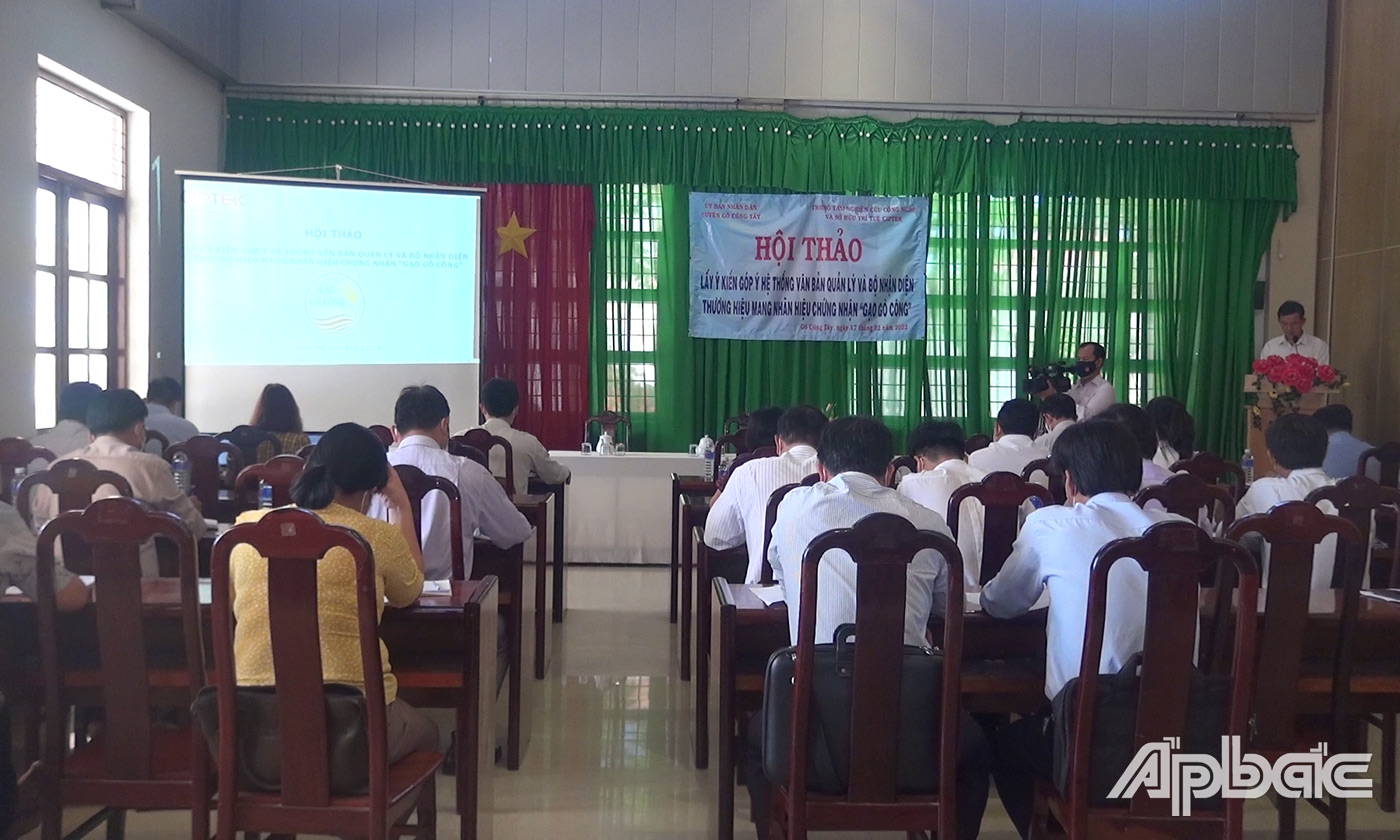 Quang cảnh hội thảo